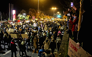 Demonstracje w Olsztynie przeciwko orzeczeniu Trybunału Konstytucyjnego